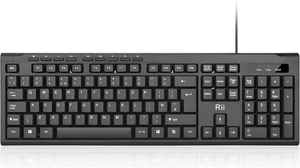 Rii RK907 USB Wired Keyboard Full Size Office PC Laptop UK Layout Windows Mac - Picture 1 of 13