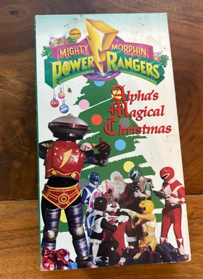 Mighty Morphin Power Rangers Alpha's Magical Christmas VHS Tape 42014-3 - Image 1 of 4