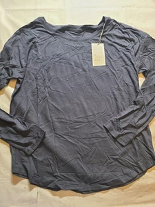 Women's Long Sleeve Shirt A New Day Blue Size Small - Picture 1 of 5