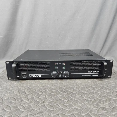 Vonyx VXA-2000 2-Channel Power Amplifier 2000W PA Bridge Rack Mount - Image 1 of 4