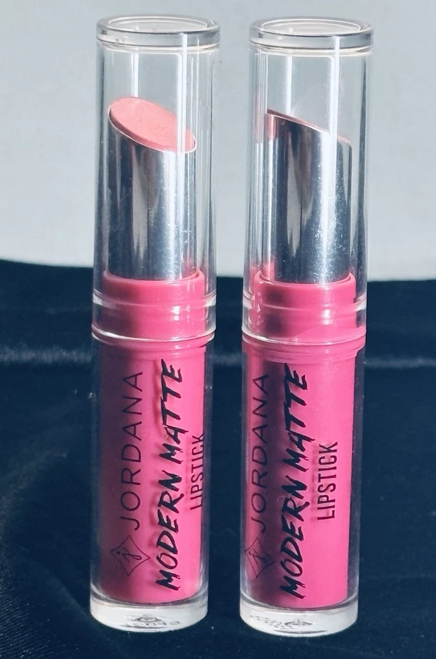 Lápiz labial mate moderno Jordana #7 mate popular nuevo paquete de 2 descontinuado/hard2find Foto 1 de 1