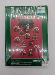 NEW Bernat Cross Stitch Christmas Kit Holiday Gingerbread 95-8026-00  - Picture 1 of 6
