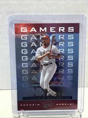 2005 Leaf Gamers Vladimir Guerrero #G15 Hall of Fame Angels Expos - Image 1 of 2
