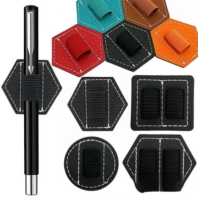 Elastisches Band Stylus Stift halter Selbst klebend Schreibwaren Veranstalter - Bild 1 von 4