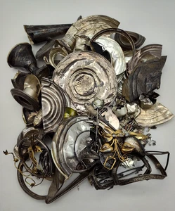 1 pound 9 ounces Scrap broken Silver Sterling 925 Clean Lot - Picture 1 of 4