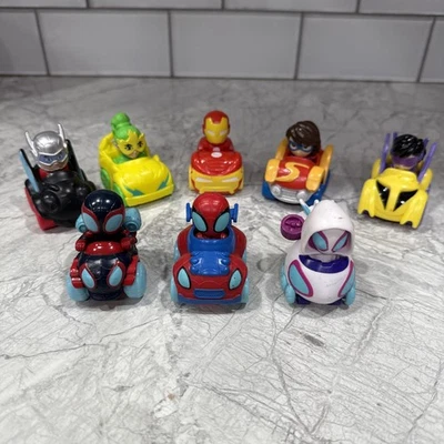 Jazwares Spidey & His Amazing Friends Marvel Minis Vehículos Lote de 8 Coches Foto 1 de 4