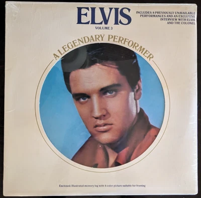 ELVIS PRESLEY A Legendary Performer Vol 3 Partially Sealed Foto 1 de 3