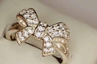 Thomas Sabo Ring silber Schleife cz. weiß, TR1949-051-14, Gr.56 - Bild 1 von 4