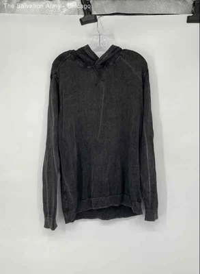 John Varvatos Para Hombres Gris Manga Larga Informal Pullover Sudadera con Capucha Talla X-Grande Foto 1 de 4