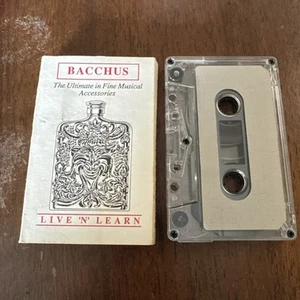 Bacchus Live N Learn Demo Tape Cassette Metal San Francisco Private Thrash Speed - Picture 1 of 4