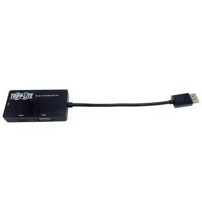 Tripp Lite DisplayPort 1.2 to VGA DVI HDMI All-in-One Cable P136-06N-HDV-4K - Image 1 of 4