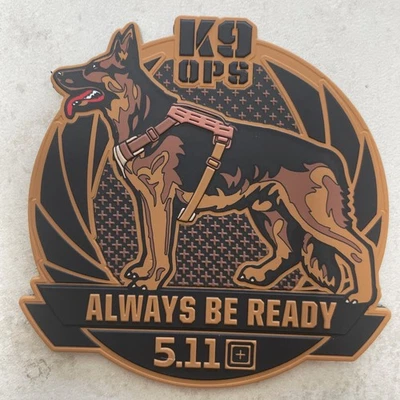 *NEW* 5.11 TACTICAL K9 OPERATIVES GERMAN SHEPHERD PATCH K9 OPS K9 PATCH 1 POLICE