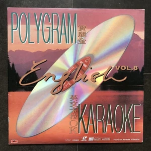 Polygram Karaoke Music Disc Vol. 8 NTSC Multi Audio Stereo Laserdisc Videodisc - Imagen 1 de 2