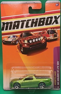 MATCHBOX 1/64 DIECAST CAR 2008 HOLDEN VE UTE SSV LIME GREEN ©2010 - Picture 1 of 2