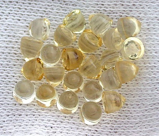 SIX 3.2 mm Bullet Shape Natural Citrine Cab Cabochon Gemstone Gem Stone EBS4054 - Image 1 of 1