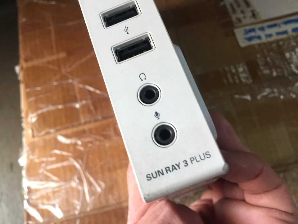 380-1634 , SunRAY 3Plus Thin client  with  PowerSupply  ,= Test-PASS - Image 1 of 4