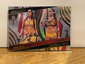 2022 Panini Revolution WWE Tag Teams Astro Brie Bella Nikki (The Twins) - Picture 1 of 2