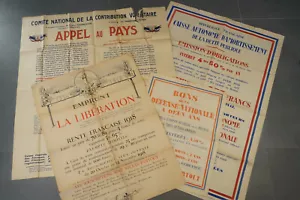 Affiches originales ,bons du trésors emprunts 14-18,première guerre mondial - Bild 1 von 10