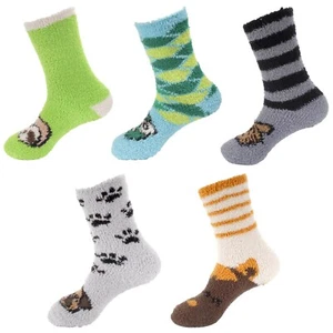 Niedliche unscharfe gemütliche superwarme weiche Tiersocken für Damen Innen Außen Kabine Crew - Bild 1 von 30