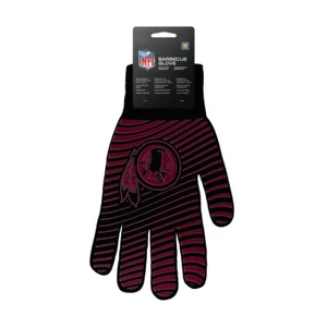 NFL Washington Redskins 572°F Resistente al Calor Estilo Barbacoa Guante Diseño de Silicio - Imagen 1 de 2