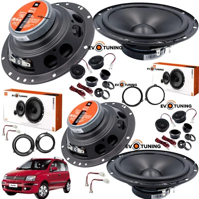 Kit 8 Casse Altoparlanti JBL 200W Anteriori e Posteriori Fiat Panda 169 dal 2003 - Imagen 1 de 4