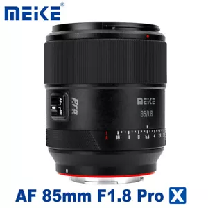 Meike 85mm F1.8 Pro Full Frame Auto Focus Lens for Fujifilm Fuji X Mount Cameras - Picture 1 of 6