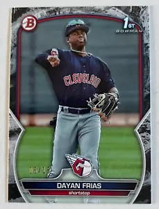 2023 Bowman Dayan Frias Black Pattern 1st Bowman 05/15 - Picture 1 of 2