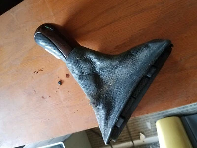 Cadillac SRX STS CTS 2004-2007 cuero negro y madera palanca de cambios pieza de fabricante original Foto 1 de 4