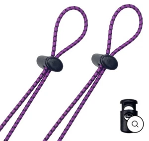 Goggle Bungee Straps Purple for Swim Goggles - Picture 1 of 6