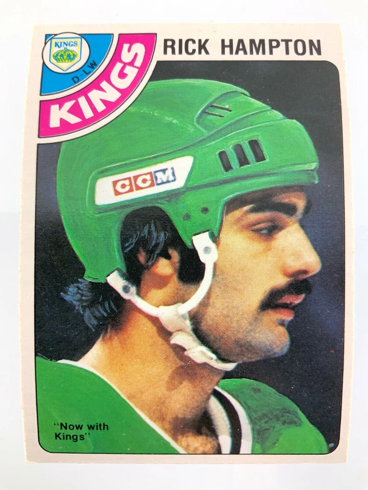 1978-79 Rick Hampton 174 OPC Los Angeles Kings O-Pee-Chee Hockey Card 0164M - Image 1 of 4