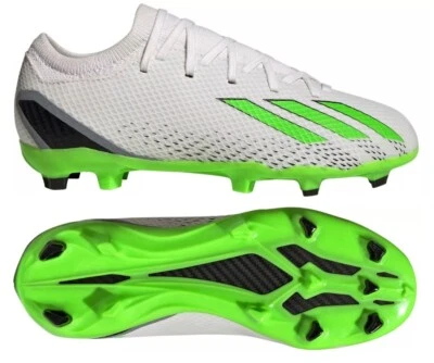 ADIDAS X SPEEDPORTAL.3 FG SOCCER CLEATS SHOES WHITE HP9719 YOUTH SIZE 6 - Image 1 of 4