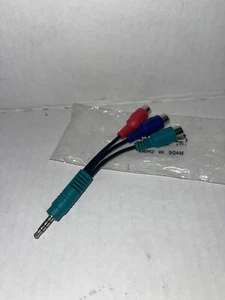 3.5mm RCA Component Video Cable YPbPr Male to 3 RCA Female RGB Adapter CBF Si... - Picture 1 of 2