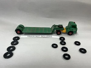 Matchbox Lesney Ford Tractor King Size K 17 Dyson Low Loader (TIRES ONLY) - Picture 1 of 4