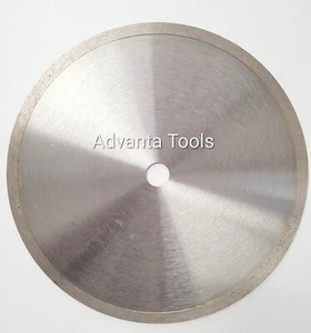 8” Continuous Rim Wet/Dry Diamond Saw Blade for Tile Masonry Stone - 5/8" Arbor - Picture 1 of 1