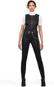 G-Star Damen Lynn Type 30 Jumpsuit wmn Dark Black Cobler Schwarz Größe: XS - Bild 1 von 5