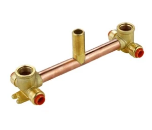 SmarteX-C Brass Breech Right Angled Shower/Bath 200mm #27 - in stock - Foto 1 di 3
