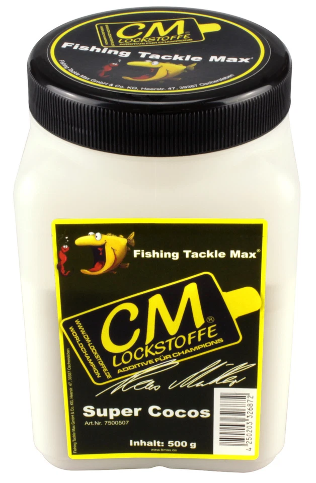 CM Super Cocos Lockstoff Pulver 500 gr Dose Fishing Tackle Max - Bild 1 von 1