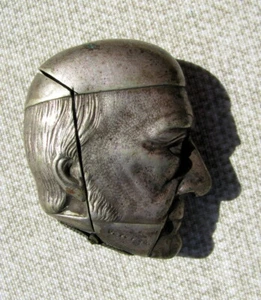 UNICA ANTICA FIGURA FIAMMIFERO SICURO BREVETTO DATE 1886 e 1887 di SAMUEL BARNETT - Foto 1 di 10