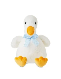 Way To Celebrate Easter 11” White Sitting Goose Medium Stuffed Animal New - Picture 1 of 9