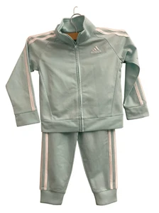 Adidas Toddler Unisex 2 Piece Essential Tricot Set 3T Track Suit - Picture 1 of 14