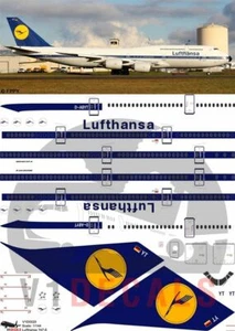 V1 Decals Boeing 747-8 Lufthansa Retro for 1/144 Revell Model Airplane Kit - Picture 1 of 9