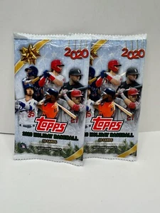 Tarjetas de béisbol Topps Holiday MLB 2020 - 2 paquetes sellados ~ 10 tarjetas cada una - Imagen 1 de 1