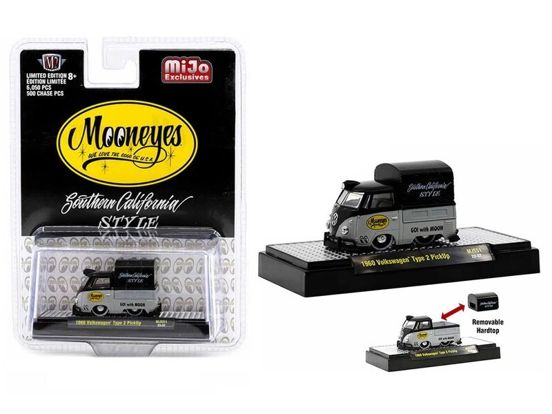 M2 1:64 1960 Volkswagen короткий пикап с холщовой крышкой Mooneye's 31500-MJS51 - Изображение 1 из 1