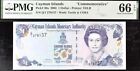 Cayman Island 1 Dollar Pick# 30a Commemorative PMG 66 EPQ Gem Unc Banknote