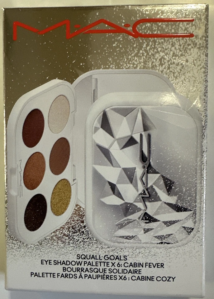 MAC Squall Goals Eyeshadow Palette CABIN FEVER 6 Shades
