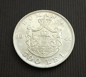 Romania 1944 500 Lei Silver High Grade EF CA162 - Picture 1 of 2