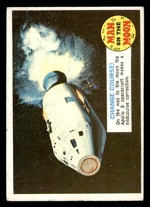 1969 Topps Man on the Moon #50B Change Course! VG/EX *d3