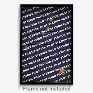 Pilot Station Alaska Poster (AK City Souvenir 11x17 Town Print) - Picture 1 of 1