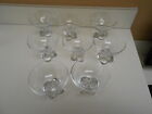 8 Martini Glasses With Attractive Bottom - Can Be Used As Shot Glass