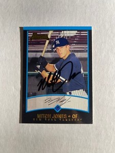 New York Yankees MITCH JONES Signed Card